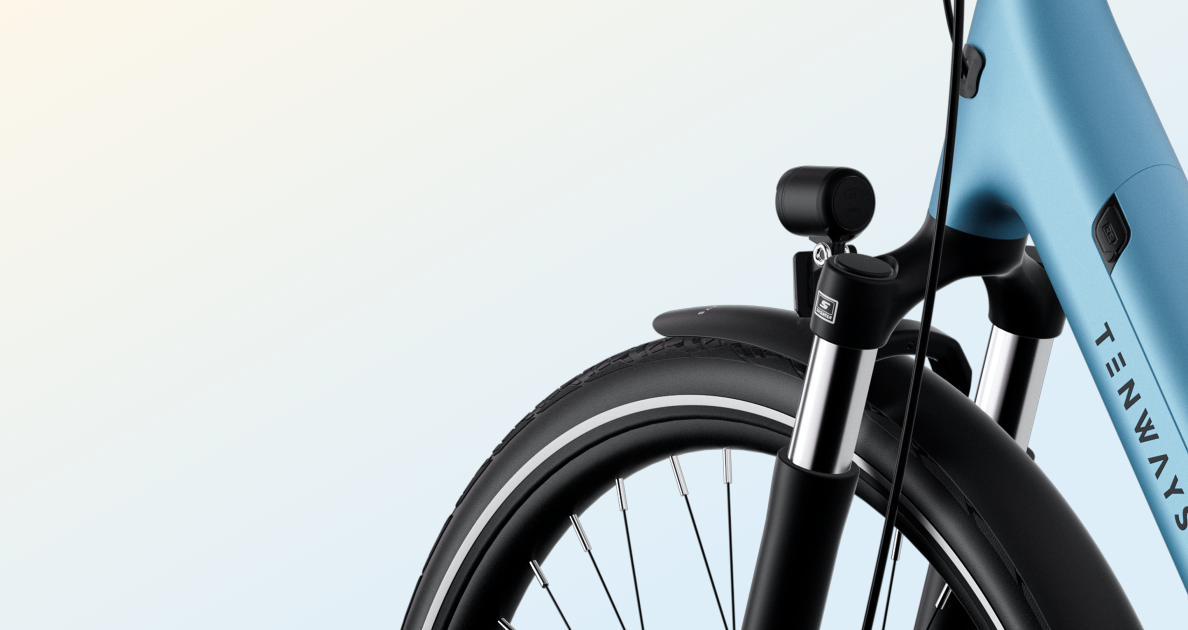 Tenways CGO800S Low Step electric bike Sky Blue